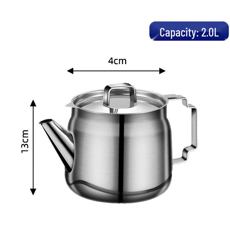 Stainless Steel Oil Dispenser with Filter