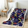 Funny Siamese Cat Blanket Soft Fleece Throw Cute Pet Design Yoga Cat Pattern Home Decor Gift For Cat Lovers