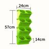 4PCS Flower Pots Wall Hanging Planters Stackable Planter Garden Plastic Pots Vertical Succulents Plant Home Balcony Decoration
