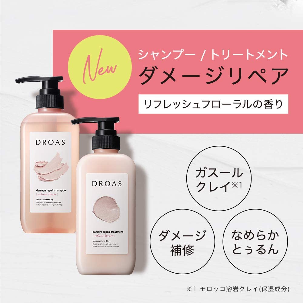 [Old Product] DROAS | Shampoo and Treatment Set Damage Repair