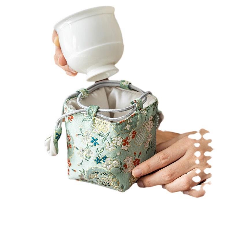 Shangqi Jacquard Einzelbecher Reisetasche