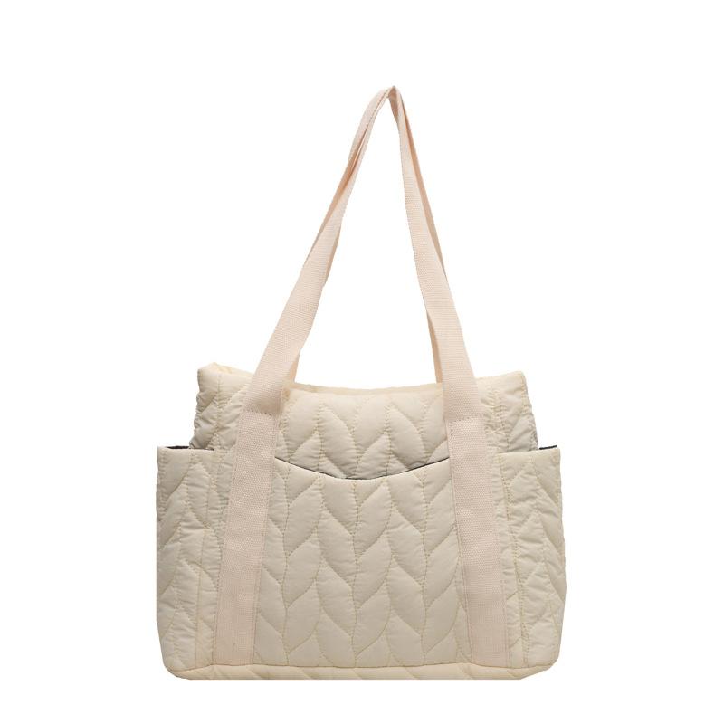 Minimalist Women's Shoulder Bags Large Capacity Multiple Pocket Tote Bag Daily Commuting Handbag For Women