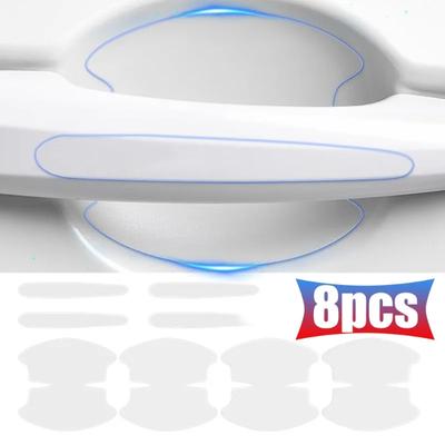 Car Door Anti-collision Protection Strip StickerCar Bowl Handle Clear Protective Stickers Universal Invisible Transparent