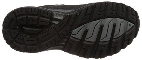 Spalding JIN 3320 Men's Lightweight Walking Shoes, Wide Width, Size 6E, Black, Size 26.0 cm, G