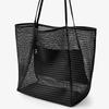 Borsa a mano grande da donna in rete con tasche multiple per viaggio, uscite e nuoto