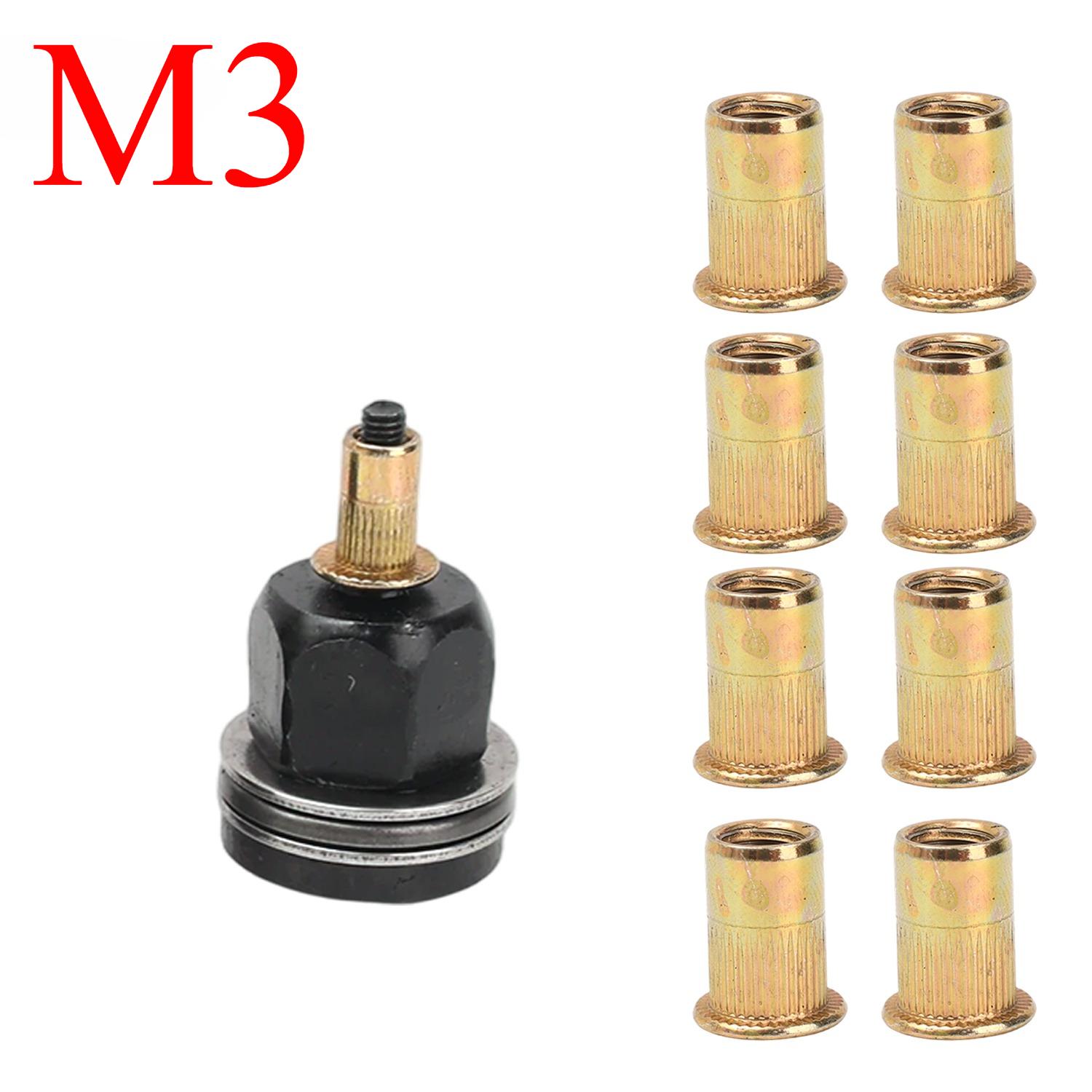 

Car License Plate Installation Rivet Head Rivet Metal Manual Electric Rivet Nut Head for License Plate Installation Tool 10PCS screws