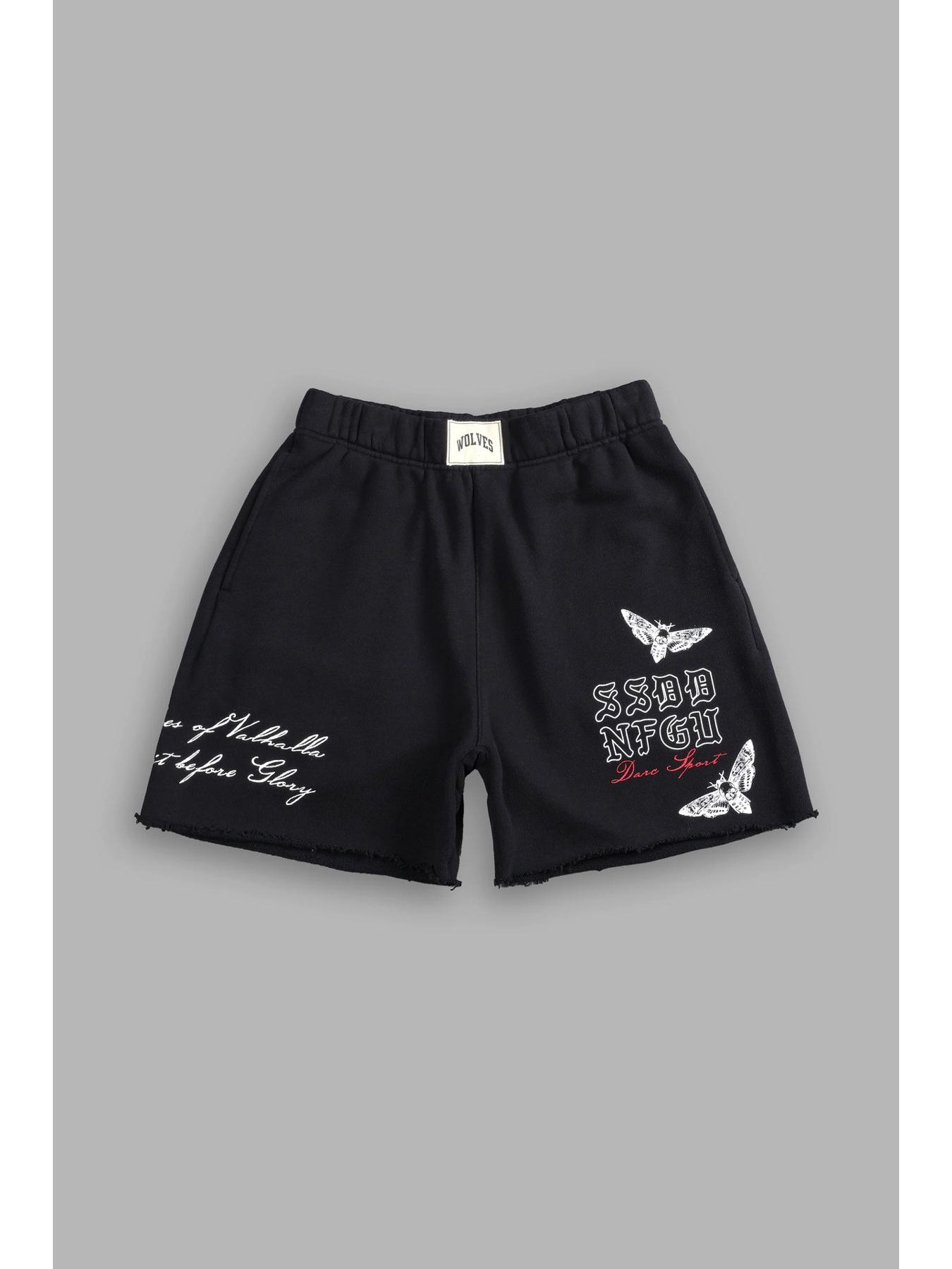 

DARC SPORT Men s Trendy Cotton Basketball Shorts - Fashionable, Printed, Casual Style 3XL чорний