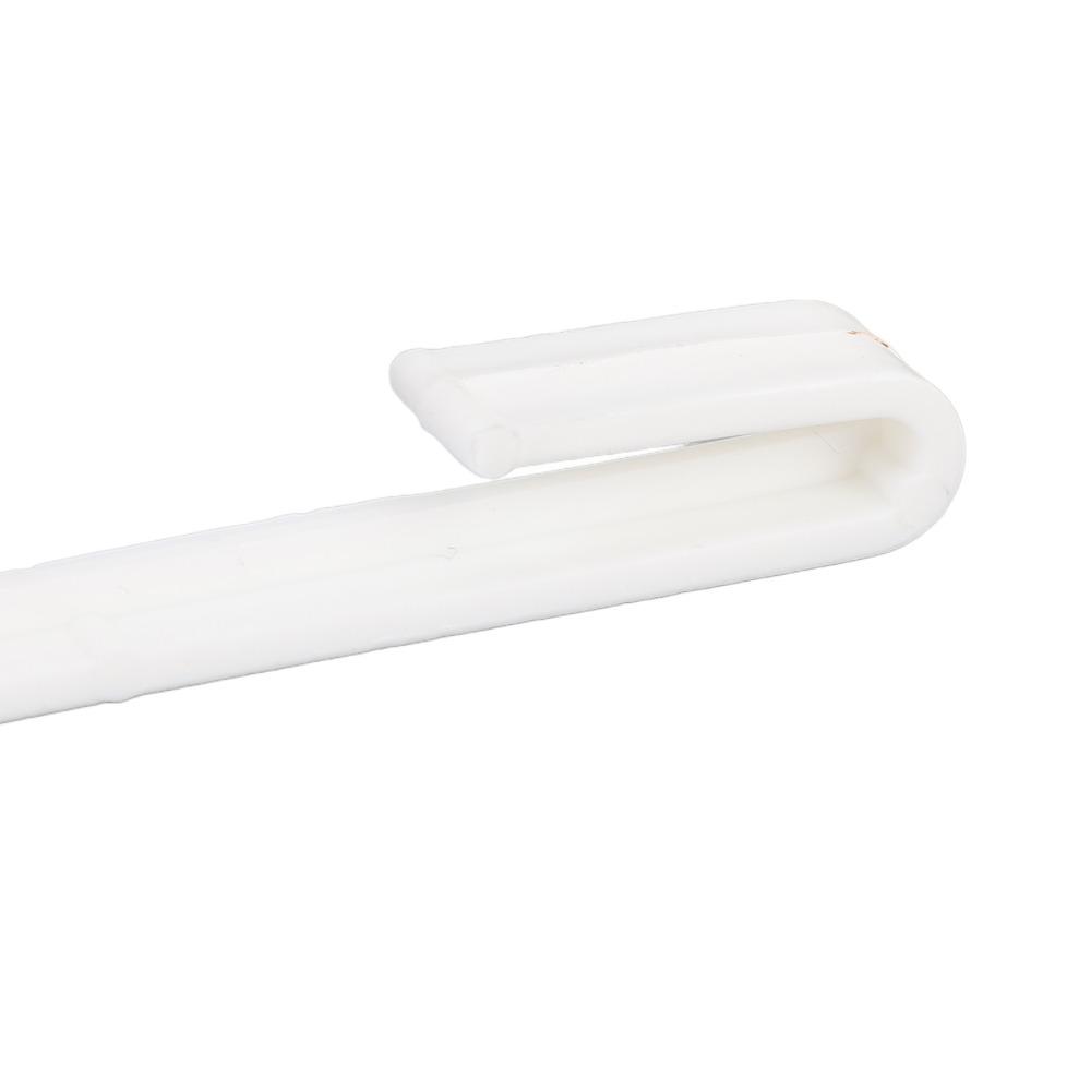 4 PCS Set White RV Curtains Holder With Screwdriver Curtain Track Clips  Bedroom Use