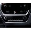 For Toyota Corolla -2026 Dashboard Center Air Vent Trim Matte Silver Kit 1pc