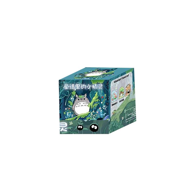 Cartoon Hayao Miyazaki The Little Elves In Fairy Tales Scene Version Series Blind Box Desktop Ornament Toy Mystery Box Fun Gifts