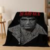 Scarface Classic Movie Tony Flannel Blanket Soft Warm Blanket Throw Blanket for Bedroom Living Room Bed Travel Picnic Gift kid