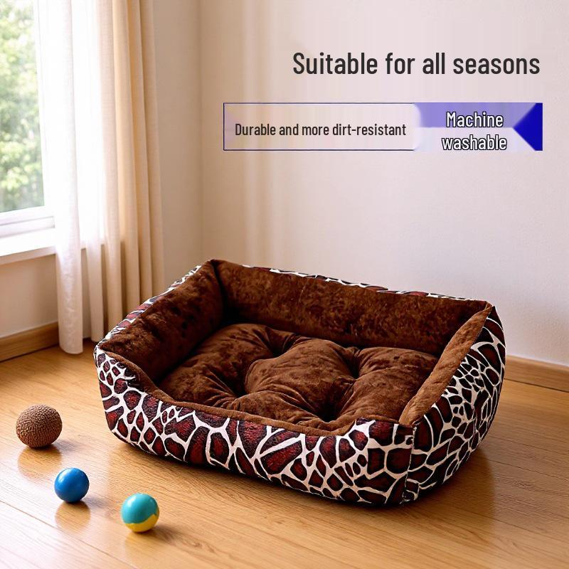 All-Season Warm Dog House & Bed for Small To Medium Pets