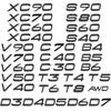 Car Trunk Sticker 3D ABS Glossy Black D5 D7 B4 B5 B6 T3 T4 T5 T6 T8 AWD D3 D4 D5 D6 D7 For XC90 XC70  XC60  XC40 V90 V60 V50 V40