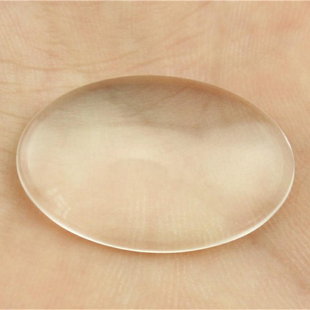 

6 шт., прозрачные стеклянные пустые камео-кабошоны с плоской задней частью, ювелирные изделия ручной работы, оптом K1066-20x30mm