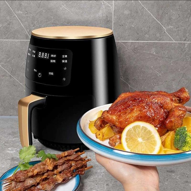 Horkovzdušná fritéza Airfryer Domácí Velkokapacitní 110V Multifunkční Automatická Elektrická Fritéza