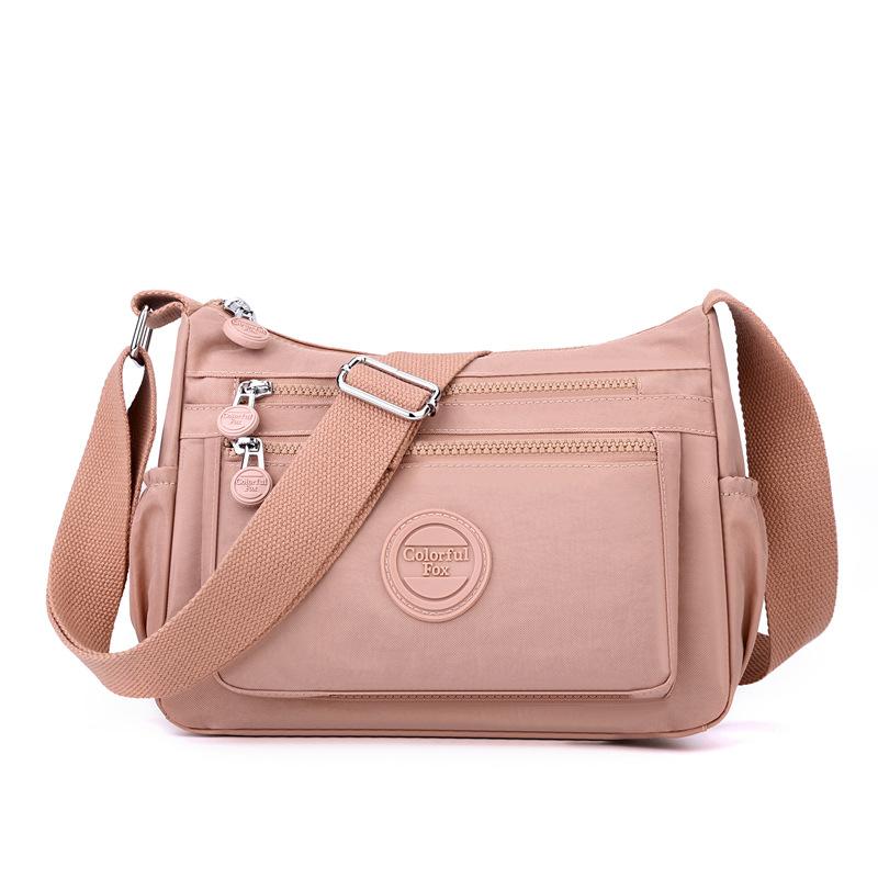 

Colorful Fox new large-capacity women s shoulder bag outdoor leisure anti-splashing multi-layer messenger bag fashion