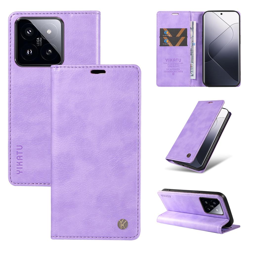 Lichee Pattern PU Leather Card Slots Wallet Phone Case for Xiaomi Redmi 10,9A,9C,Note 13,Poco X6,Redmi Note 12T Pro,13T,13C,C65,Redmi 13...