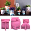 Bear Rabbit Foxes Flowerpot Storage Mold Trinket Holder Tool DIY Home Decor Mold