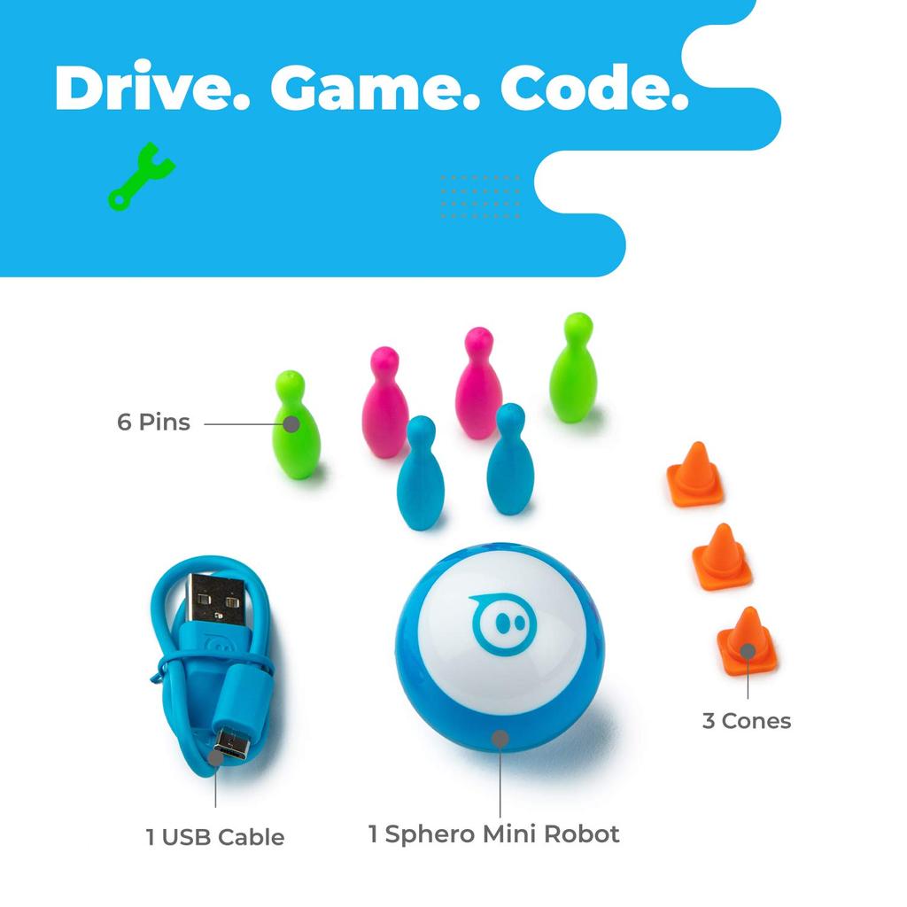 Sphero Mini Educational/STEAM/Toy/Smart Toy/Programmable Robotic Ball Blue [Official Japanese Distributor]