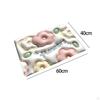 Floor Mat, Super Absorbent Bath Quick Cute Blossom Resistant 3D Floral Bathroom Carpet, for