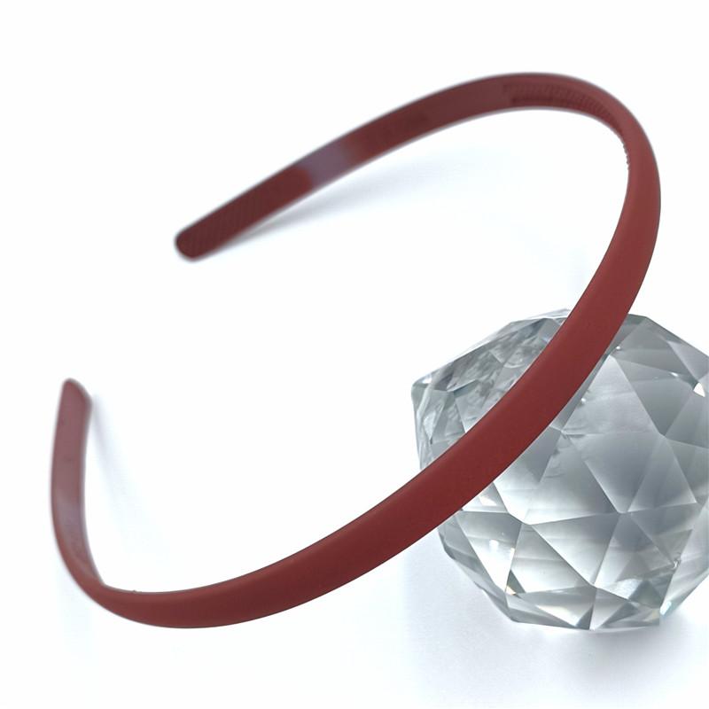 

Очаровательная женская повязка для волос, аксессуары для волос, обруч для волос, одноцветный головной убор, повязка на голову 0,5 см, головной убор для женщин, леди, элегантный темно-красного