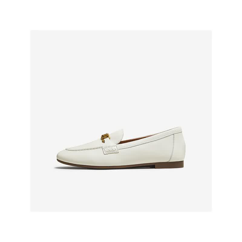 TATA Women's Velvet Latte Sheepskin Loafer