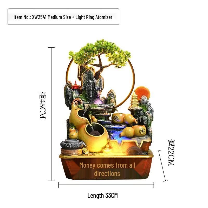 Feng Shui Rockery Flowing Water Fountain