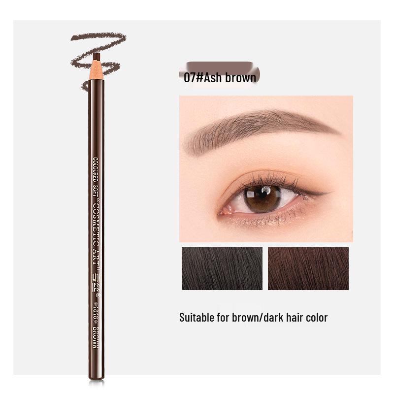 Genuine 1818 Waterproof Wooden Eyebrow Pencil - Non-Smudge, Hard Core, Makeup Artist Special.