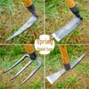 Wooden Handle Garden Hoe & Rake Tools