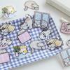 80Sheets/4Bags Cute Pet Life Theme PET White Ink Stickers For Hand Account DIY, Scrapbooking, Phone Cases Notebooks Decor