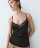 Masimodutti Lace Detail Camisole Top