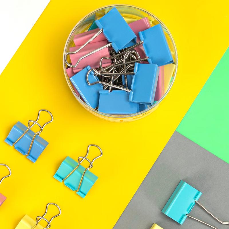 Deli 41mm Colored Binder Clips