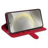 For Samsung Galaxy S24 FE Case Crazy Horse Texture Leather Stand Phone Cover with Wallet