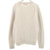 MAISON KITSUNE Moroccan Wool Blend Long Sleeve Sweater L White Men's Used