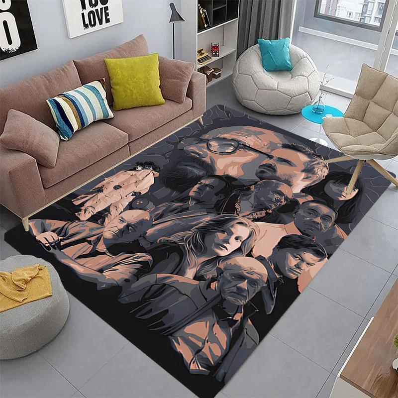 Enigmatic Faces: Study Human Expression carpet Doormat Home Decor Christmas gifts Bathroom mat Protective pad