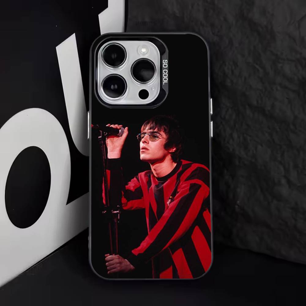 L-Liam G-Gallagher Singer For iPhone 17,16,15,14,13,12,11,Pro,Max,Plus,E,Air,Mini Anti Fall Black Matte Hard Bumper Phone Case