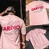 Anti Cardio Casual Oversized Short Sleeves Cotton T Shirt Gym Fitness Male Training Workout Cotton Tees Top New Fashion Clothes