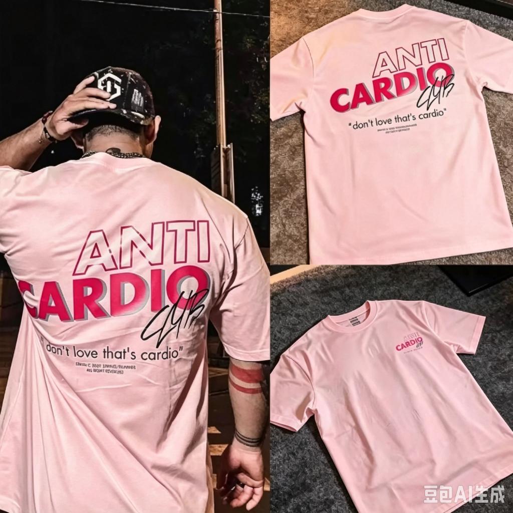 Anti Cardio Casual Oversized Short Sleeves Cotton T Shirt Gym Fitness Male Training Workout Cotton Tees Top New Fashion Clothes