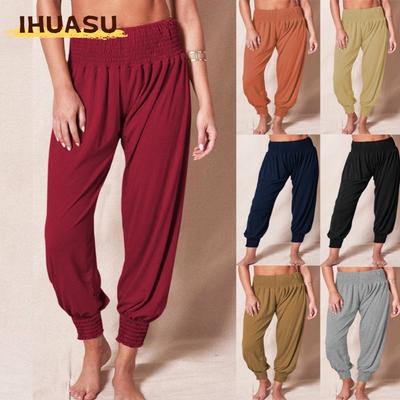 Women's Fashion Casual Solid Color Print Pants & Capris Unique Design