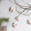8cm Shatterproof Foam Decorative Baubles Ball Ornament Christmas Tree Decorations for Wreath Mantels Embellishments