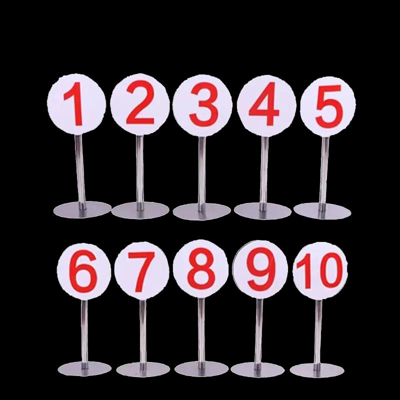 Numbered Field Identification Sign Set 2