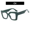Square simple flat mirror women's new glasses frame fashion Internet celebrity ins anti-blue glasses frame