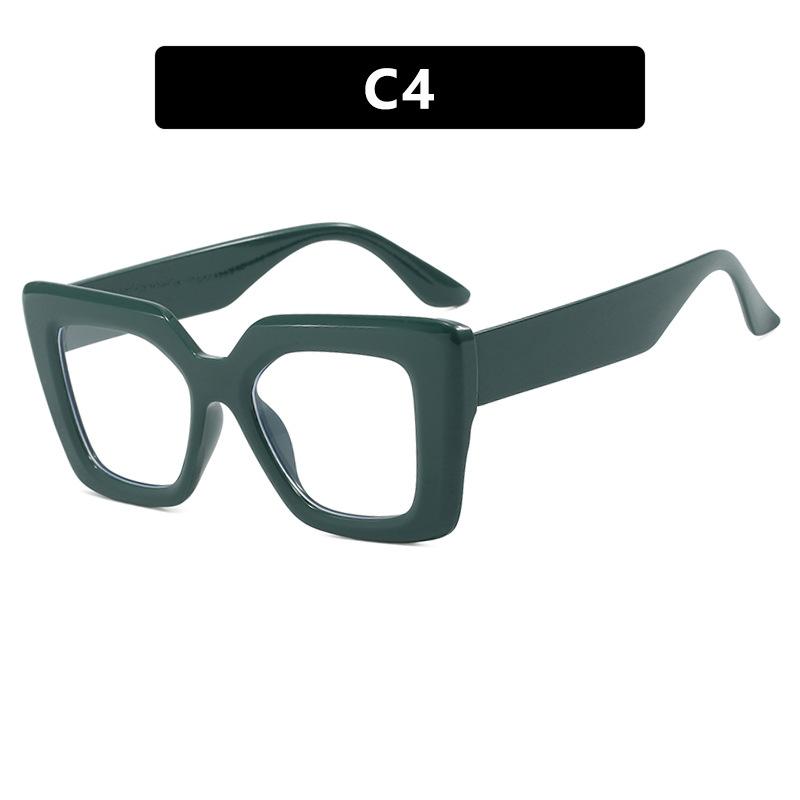 Square simple flat mirror women's new glasses frame fashion Internet celebrity ins anti-blue glasses frame