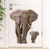 Simulated Elephant Trunk PVC Wall Sticker Self-Adhesive Removable for Door Wall Bedroom Living Room Home Decor