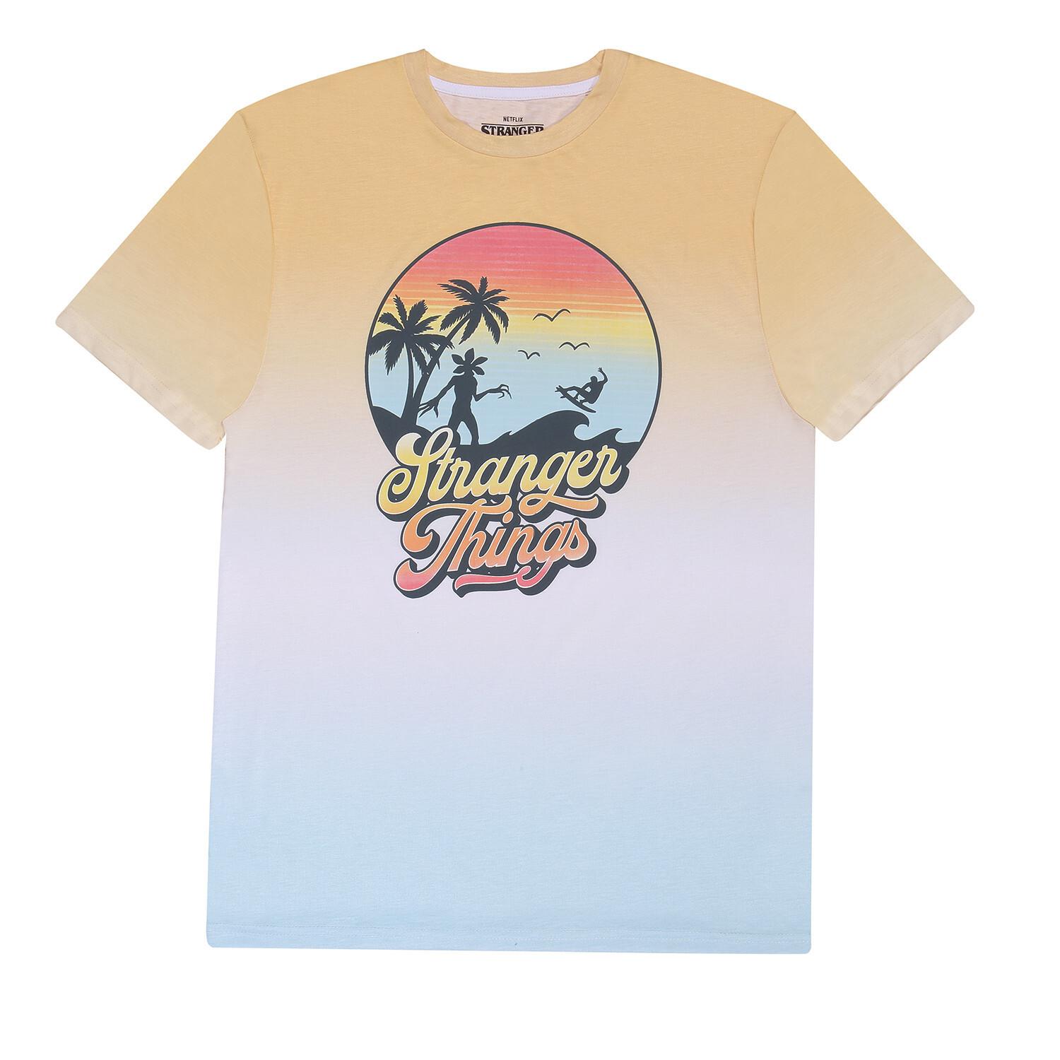 Stranger Things Sunset Circle Official Merchandise T-shirt MLXL2XL New XXXXL