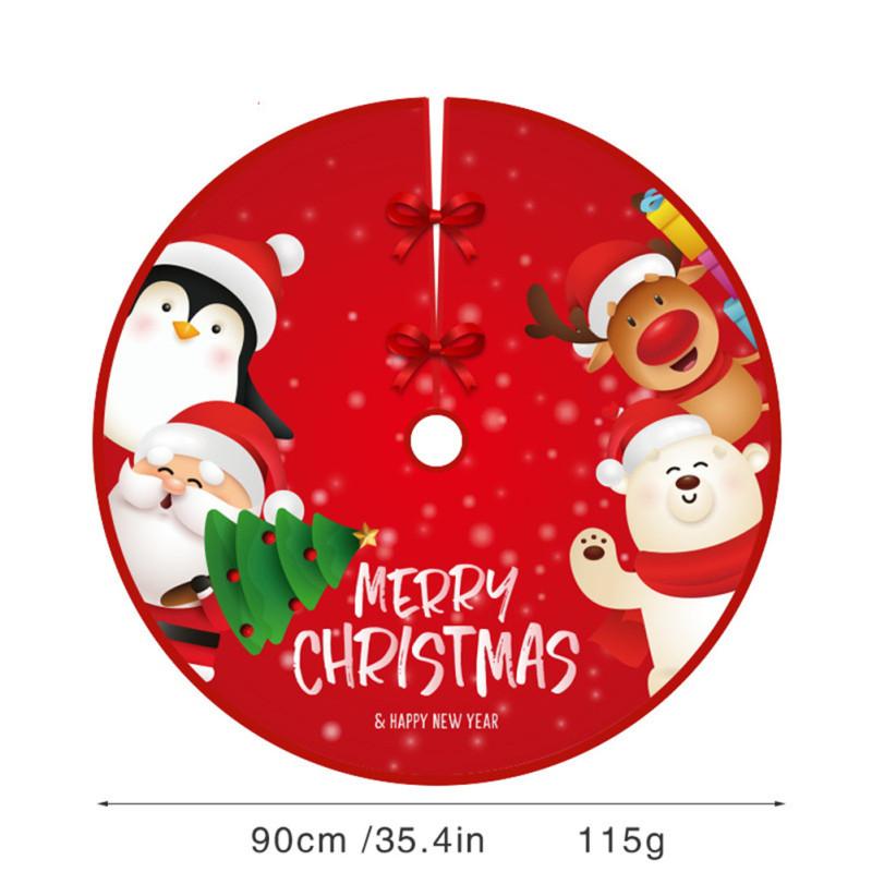 Christmas  Tree  Skirt Large Round Fashion Tree Skirt For Xmas Ornaments And Holiday Decorations