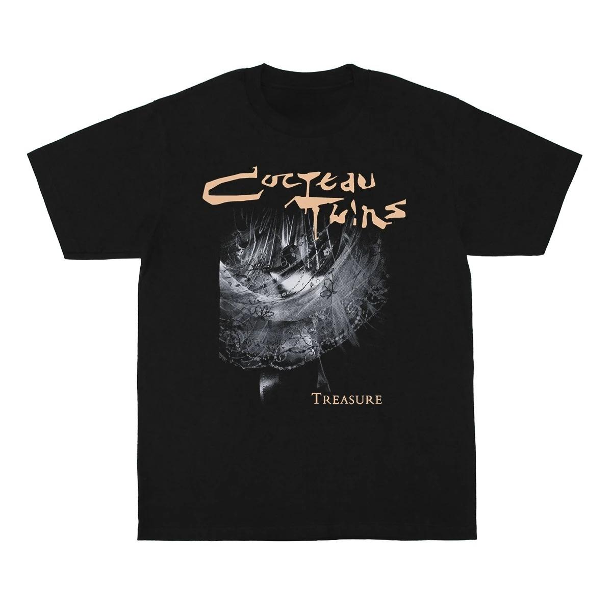 2026 Cocteau Twins Футболка Treasure 4Ad Робин Гатфри Элизабет Фрейзер This Mortal Coil Стиранная Футболка с Длинным Рукавом Хлопковая Футболка Одежда 4XL