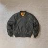 MA1 Klassische Militär-Bomberjacke aus Baumwolle - Unisex Beidseitig im Baseball-Stil für Frühling & Herbst