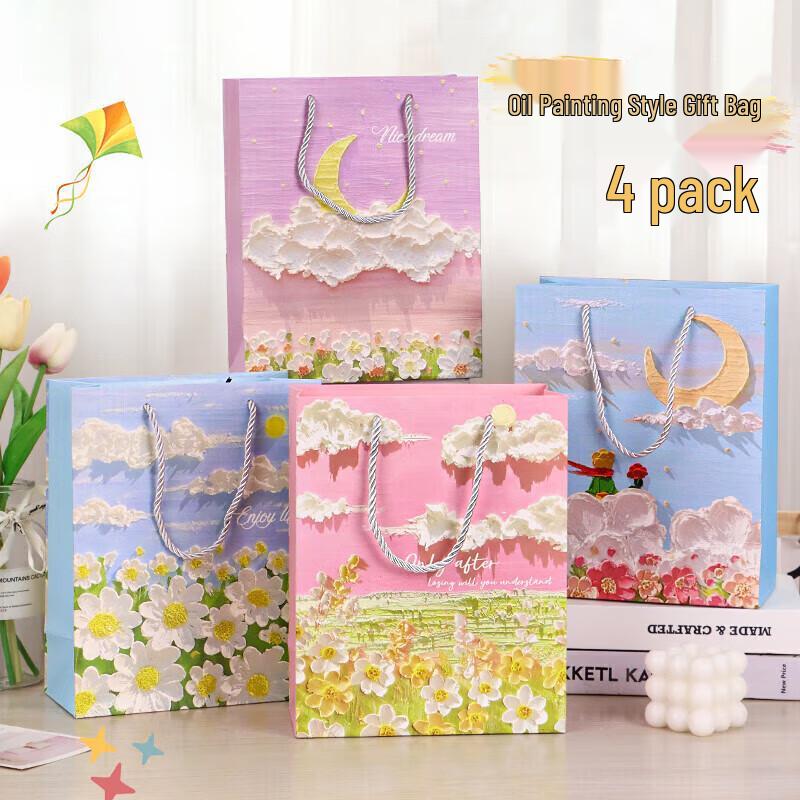 TaTanice Oil Painting Style Gift Bag