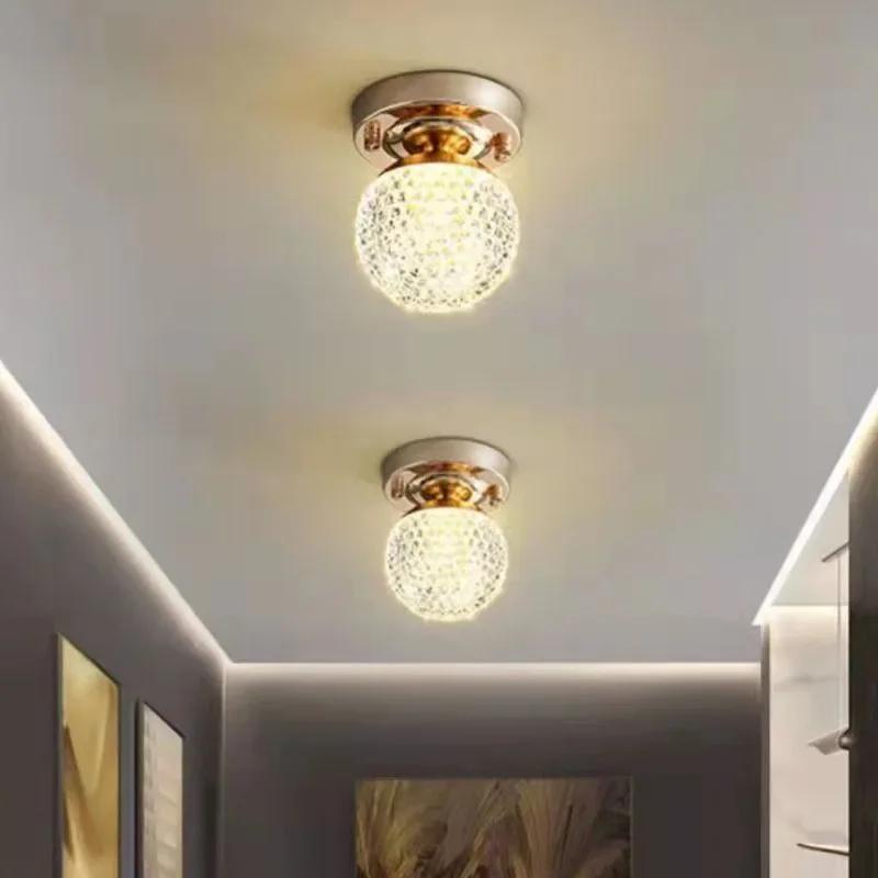 Flush Mount Ceiling Light Fixture Decorative Home Aisle Entrance Cloakroom Hallway Corridor Balcony Modern Led Ceiling Lamp